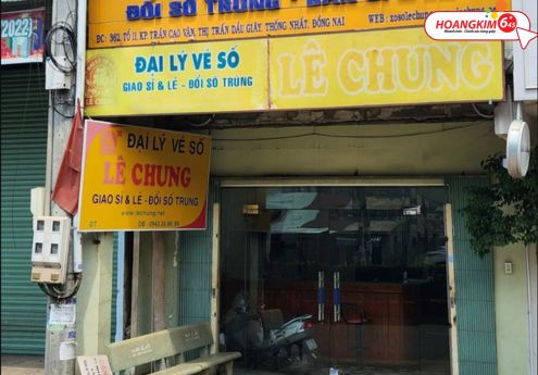 Đại lý vé số lê chung