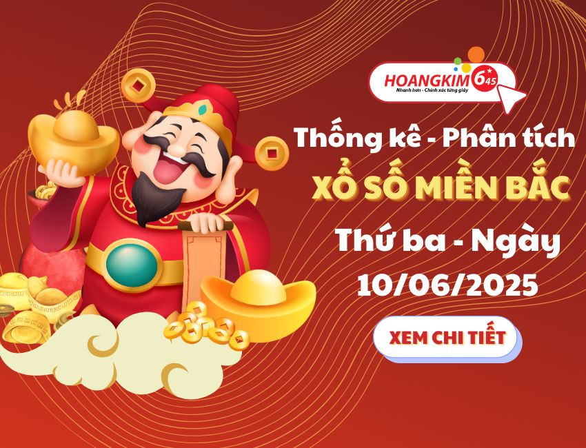Thống kê XSMB 10/6